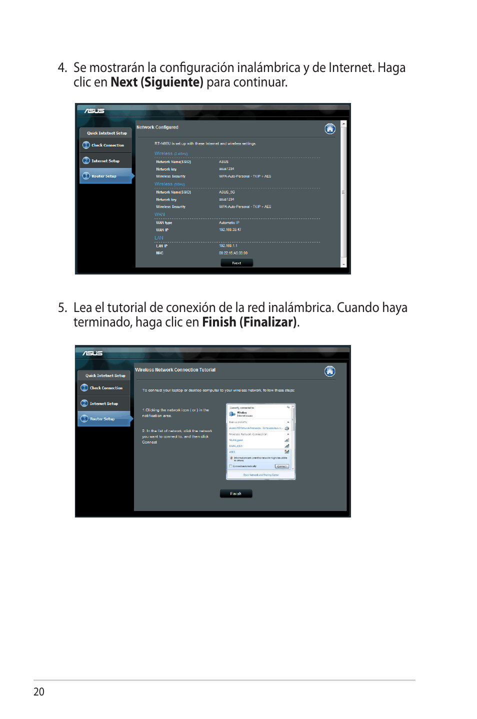 Asus RT-N65R User Manual | Page 20 / 70