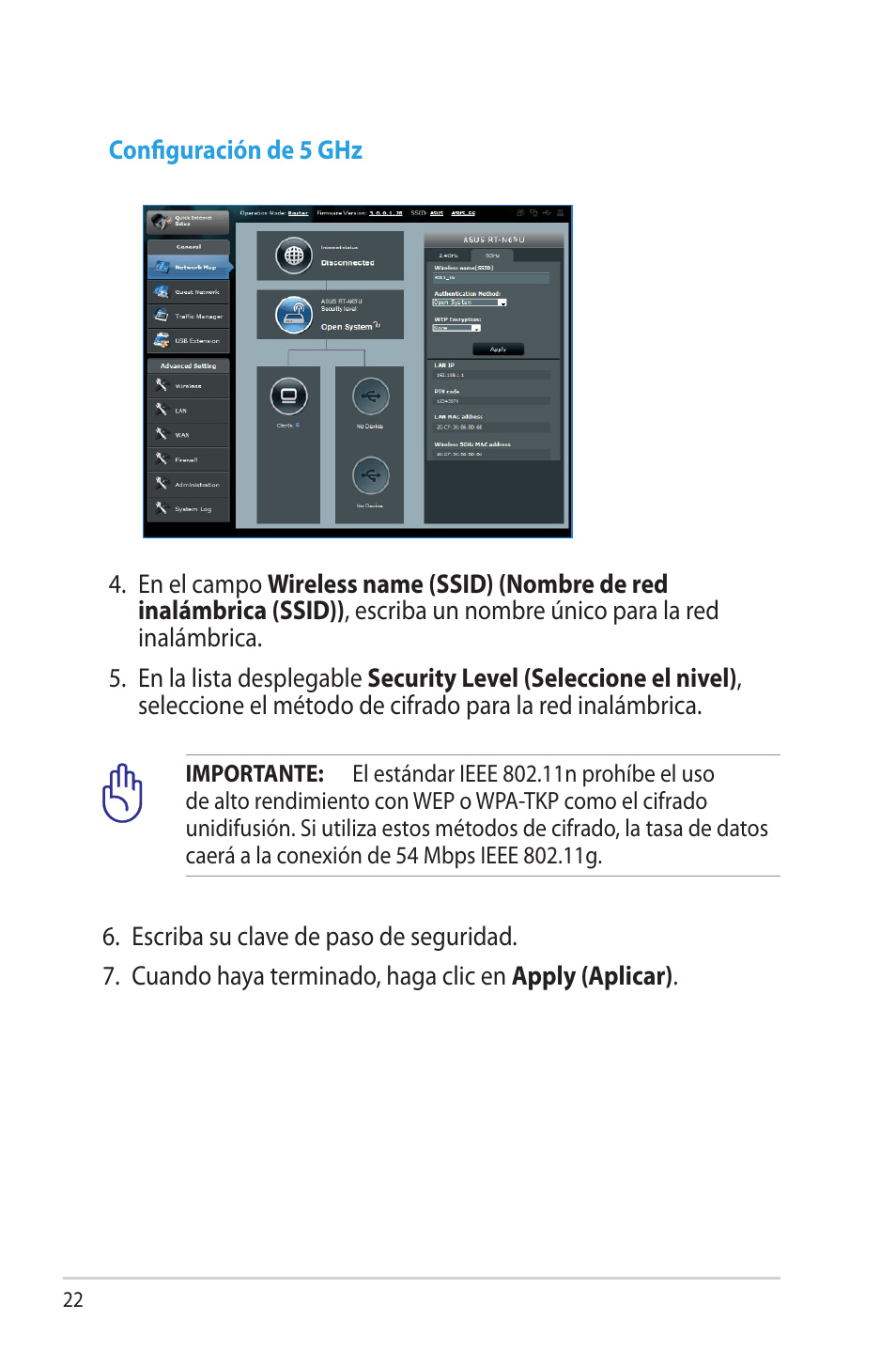 Asus RT-N65R User Manual | Page 22 / 70