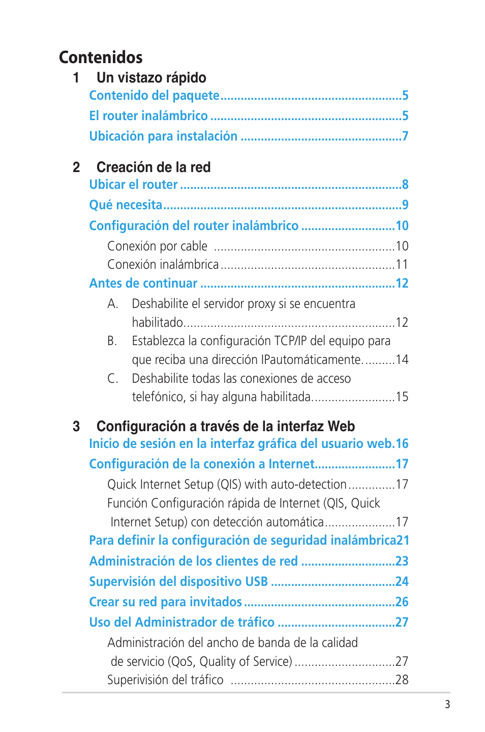 Asus RT-N65R User Manual | Page 3 / 70