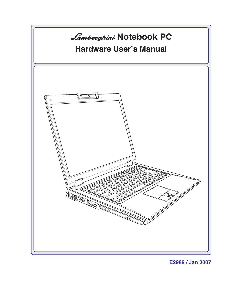 Asus VX2 User Manual | 101 pages