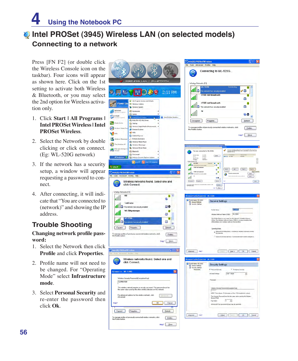 Asus VX2 User Manual | Page 56 / 101