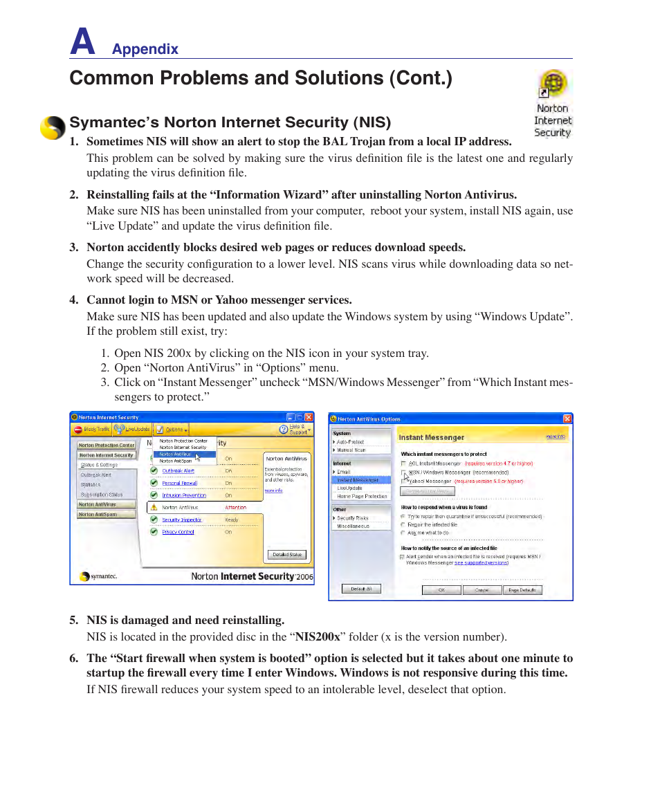 Common problems and solutions (cont.) | Asus VX2 User Manual | Page 80 / 101