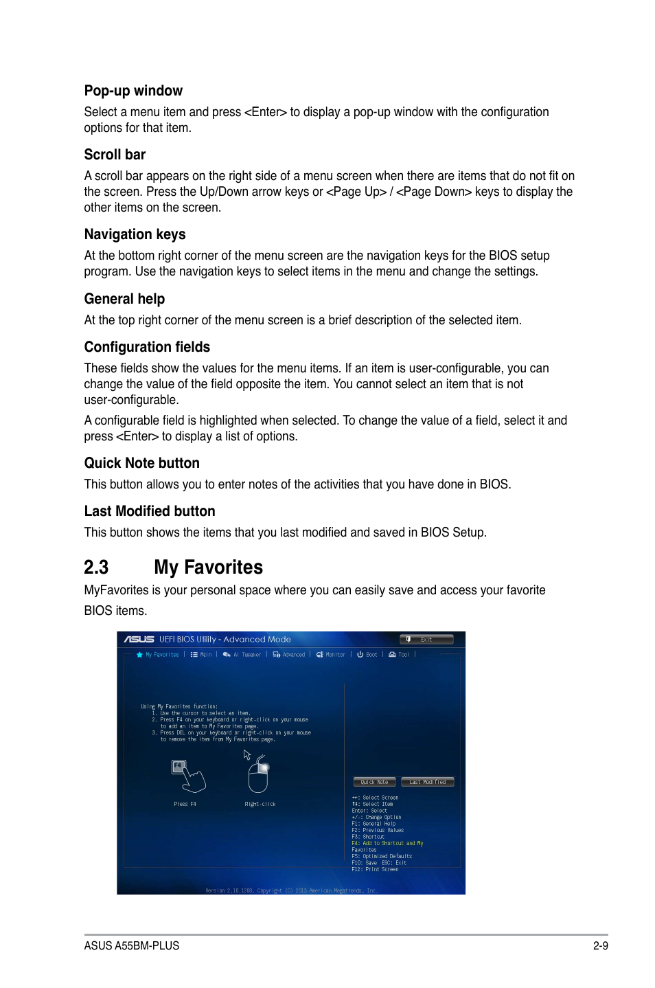 3 my favorites, My favorites -9 | Asus A55BM-PLUS User Manual | Page 41 / 72