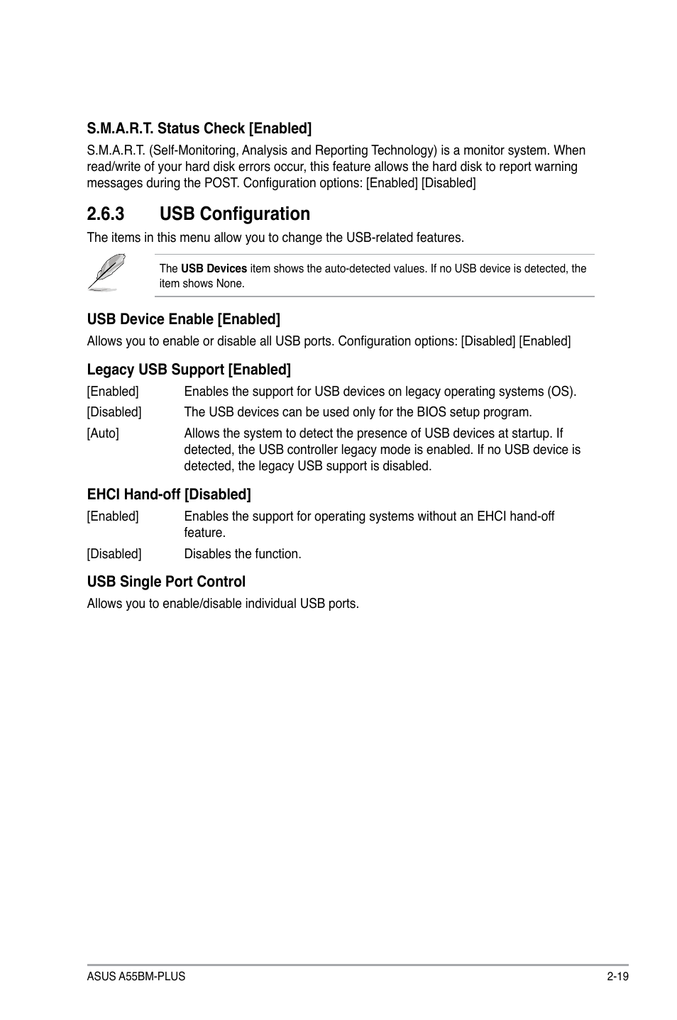 3 usb configuration | Asus A55BM-PLUS User Manual | Page 51 / 72