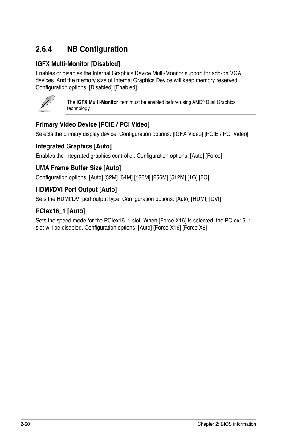 4 nb configuration | Asus A55BM-PLUS User Manual | Page 52 / 72