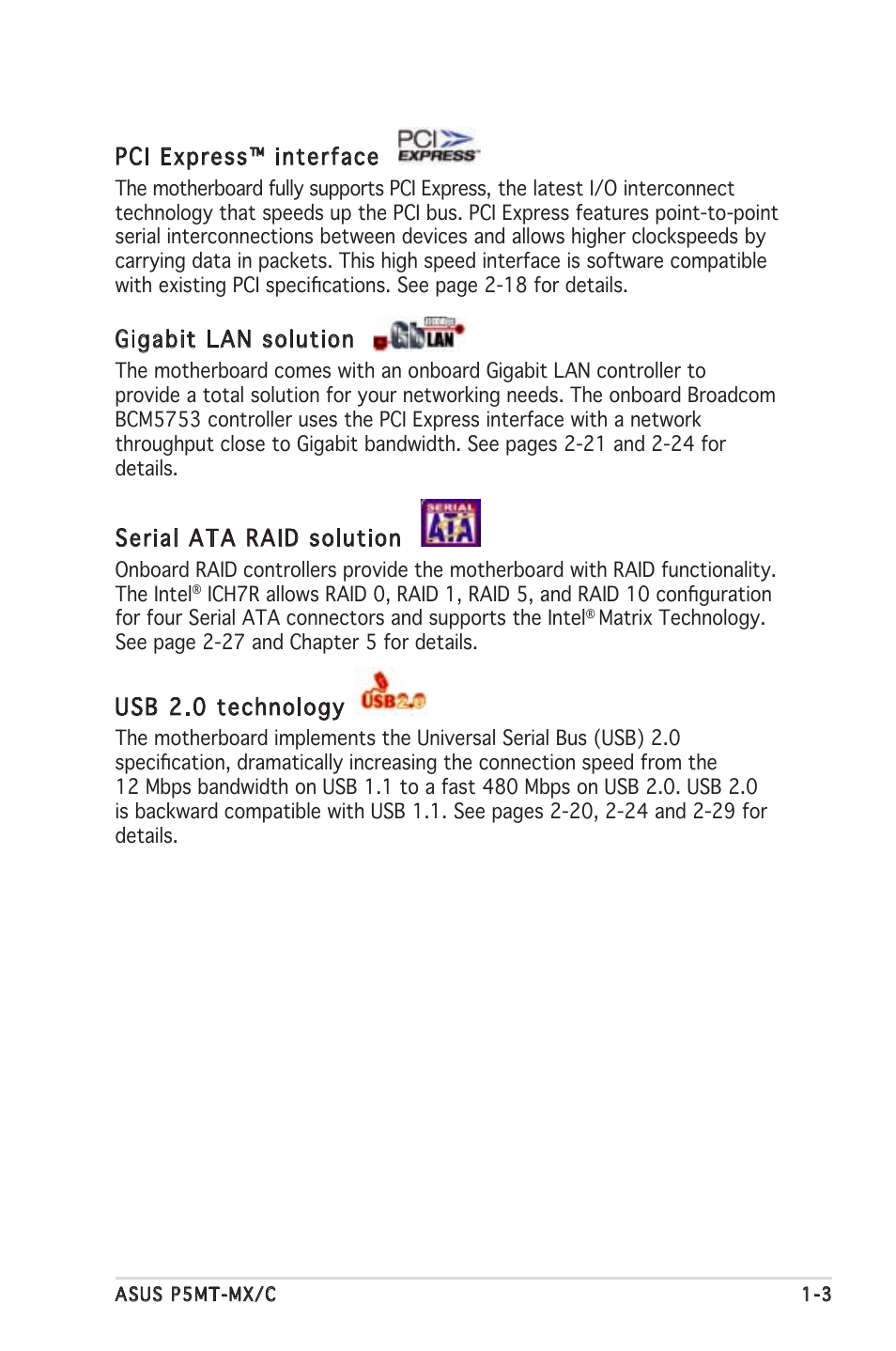 Asus P5MT-MX/C User Manual | Page 17 / 156