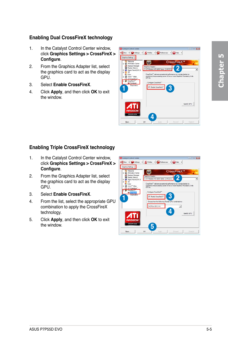 Chapter 5 | Asus P7P55D EVO User Manual | Page 123 / 128