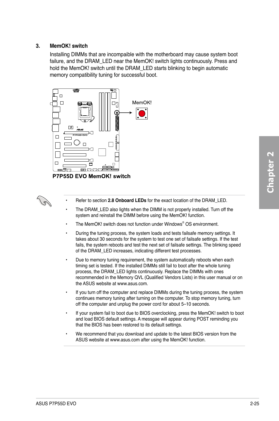 Chapter 2 | Asus P7P55D EVO User Manual | Page 45 / 128