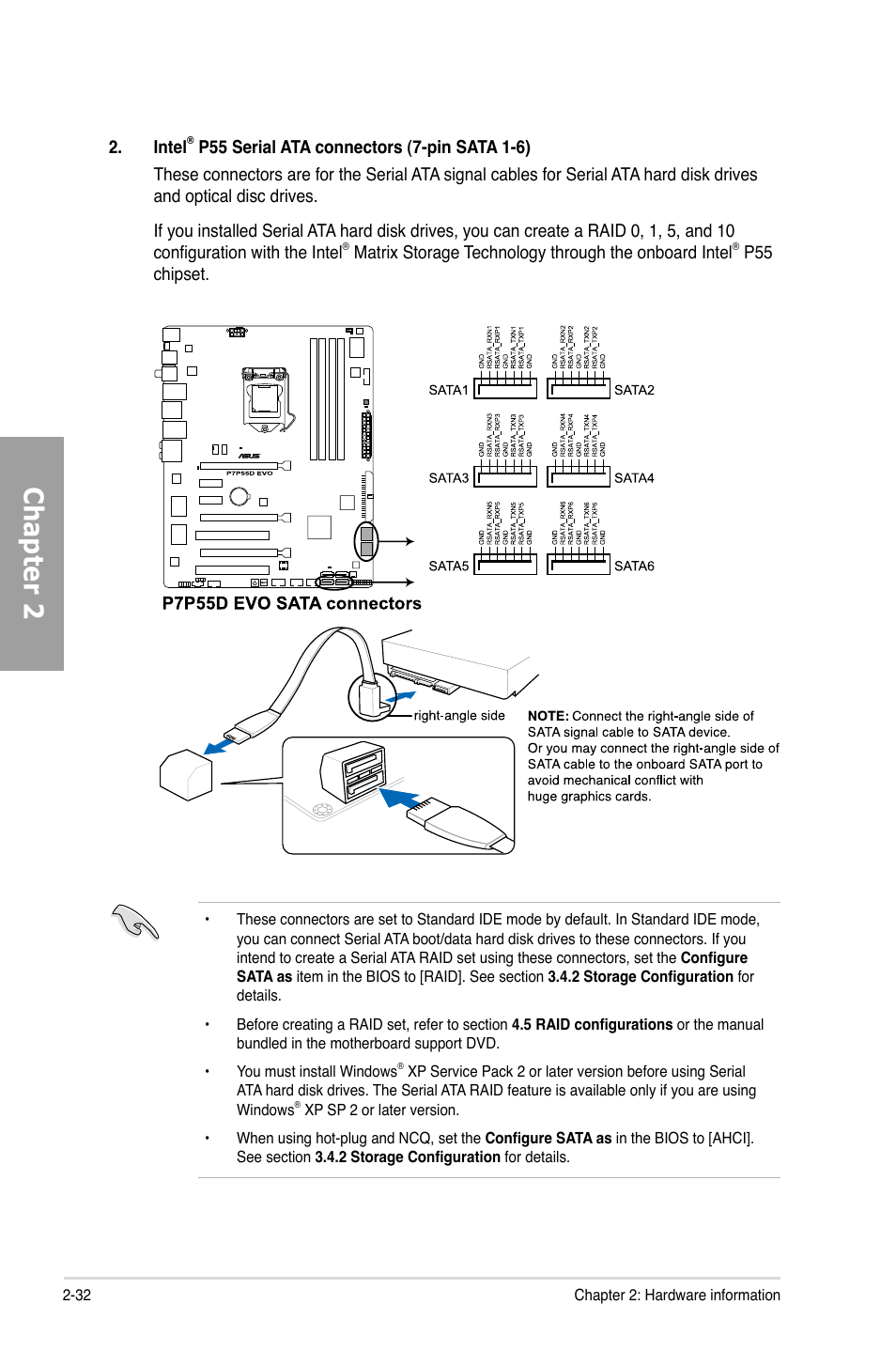 Chapter 2 | Asus P7P55D EVO User Manual | Page 52 / 128