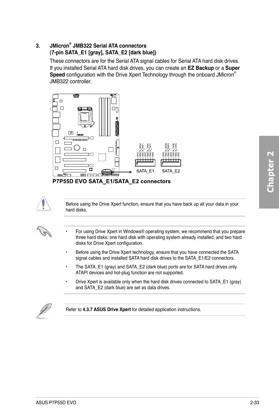 Chapter 2 | Asus P7P55D EVO User Manual | Page 53 / 128