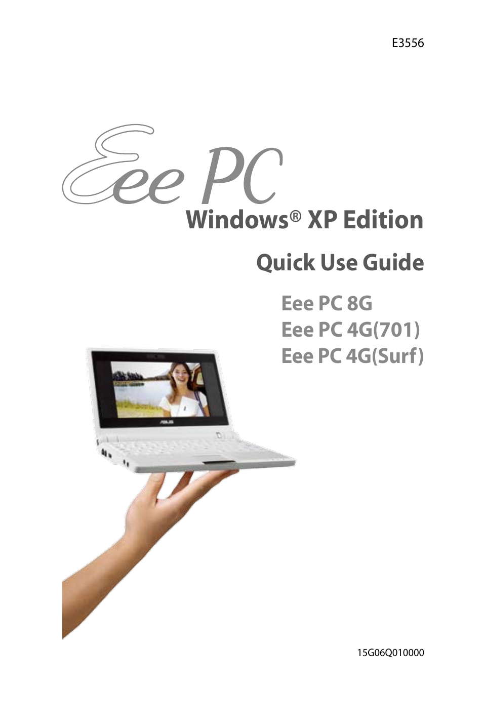 Asus Eee PC 8G/XP User Manual | 8 pages