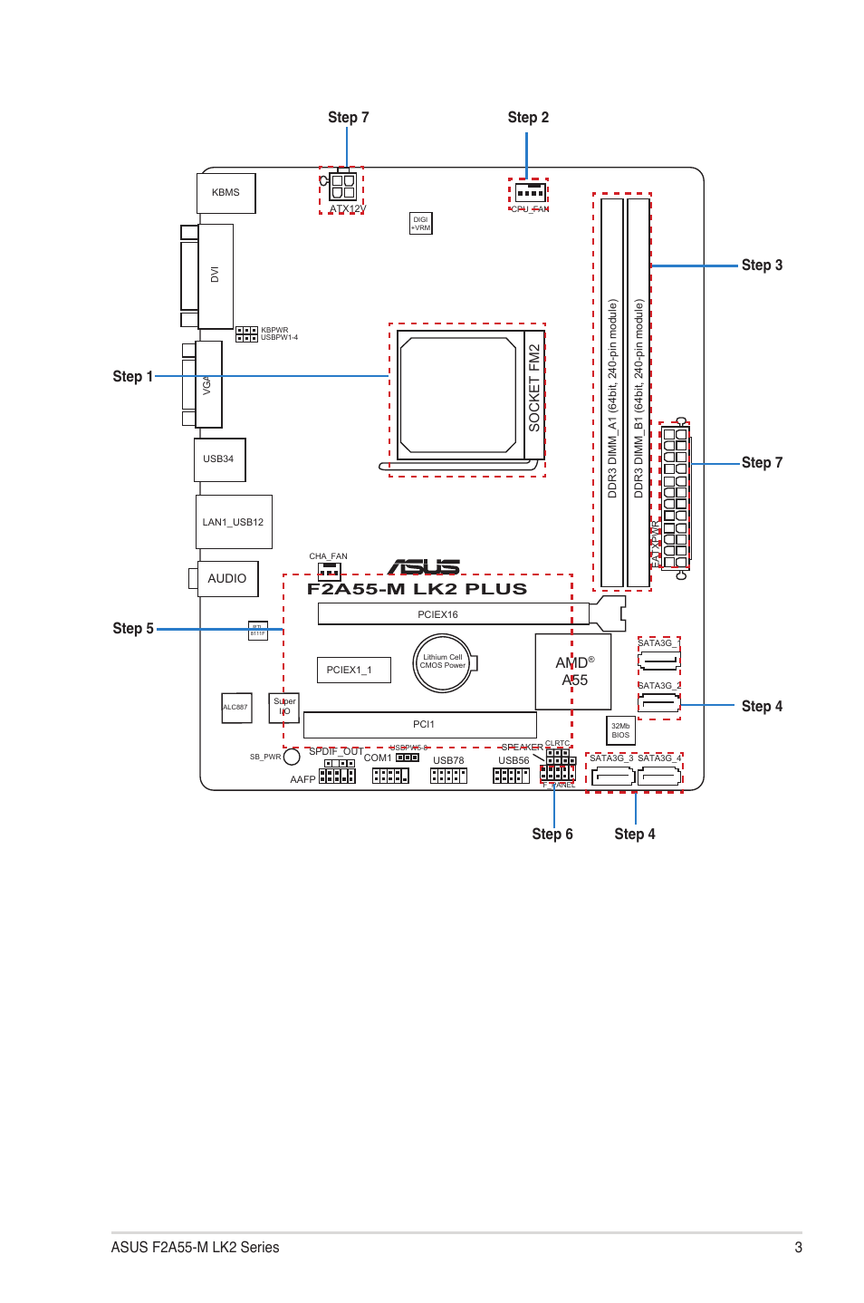 Socket fm2 | Asus F2A55-M LK2 PLUS User Manual | Page 3 / 12