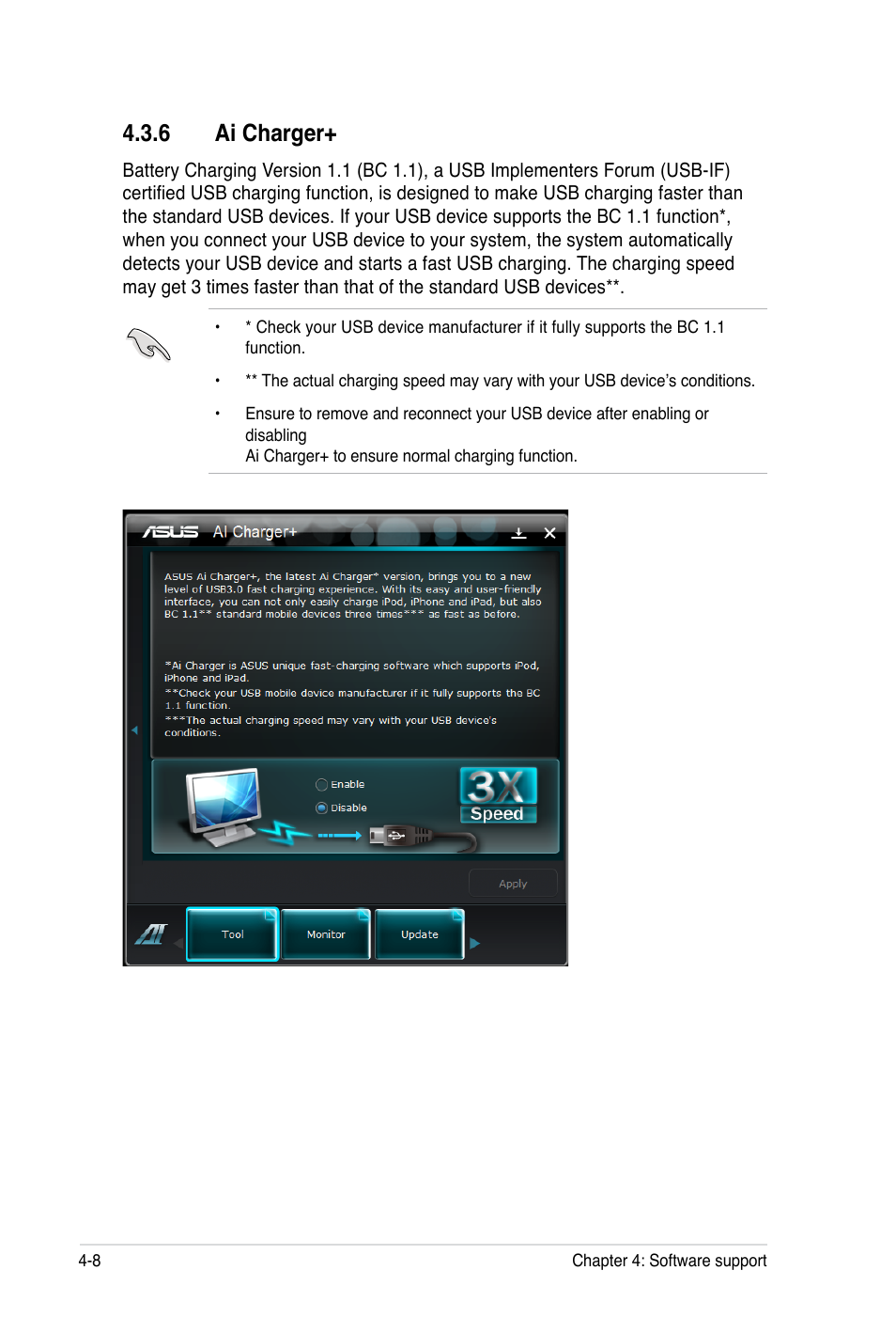 6 ai charger | Asus P8B WS User Manual | Page 126 / 148