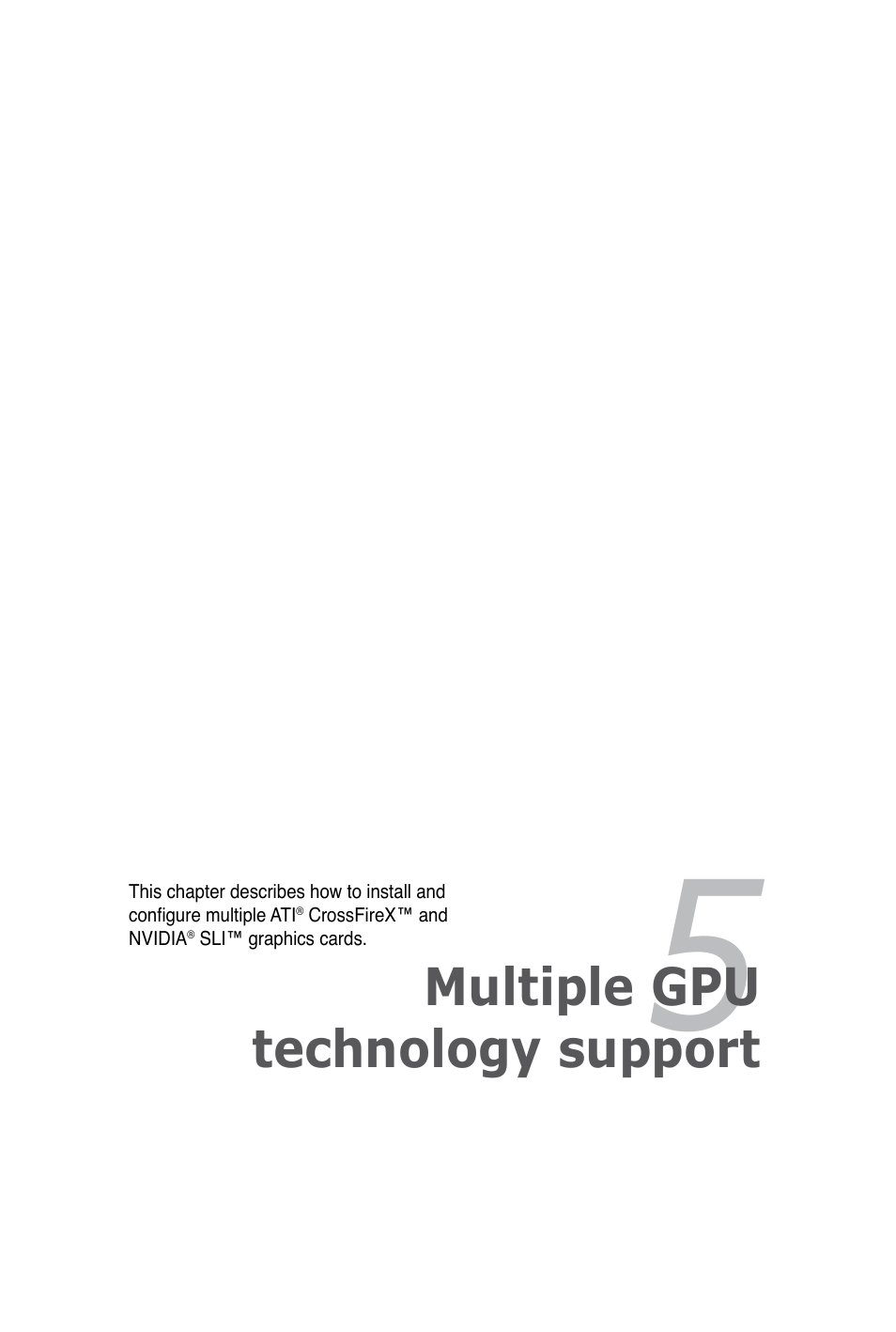 Multiple gpu technology support | Asus P8B WS User Manual | Page 139 / 148