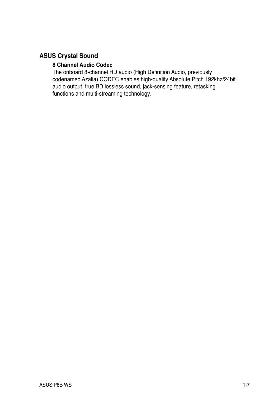 Asus P8B WS User Manual | Page 23 / 148
