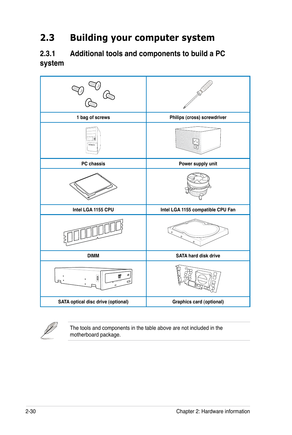 3 building your computer system | Asus P8B WS User Manual | Page 56 / 148