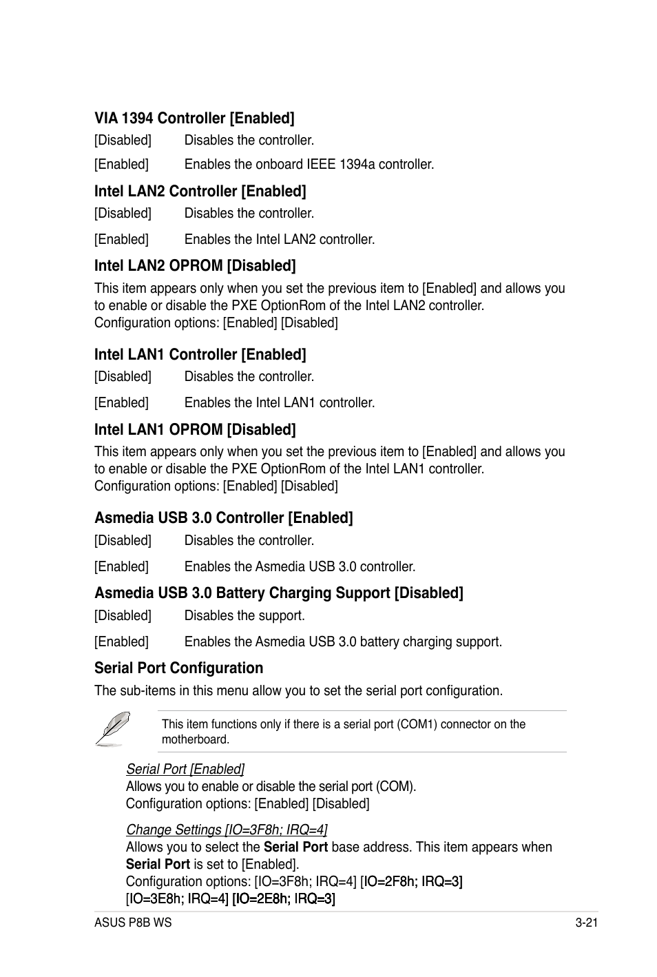 Asus P8B WS User Manual | Page 97 / 148