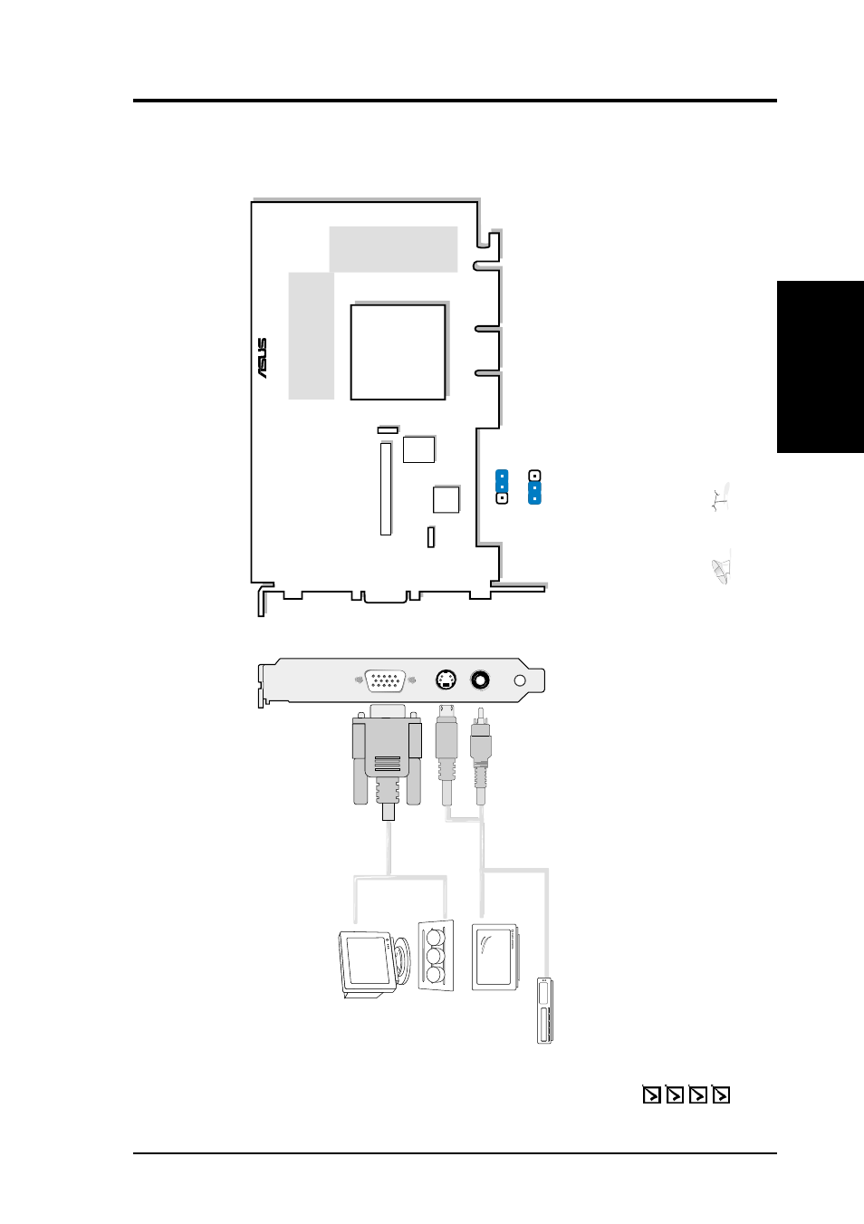 Ii. hardware setup, Asus v7700 ti / t, Item checklist | 64/32mb ddr frame buf fer, Ii. h/w setup v7700 ti / t | Asus V7700 Ti User Manual | Page 15 / 104