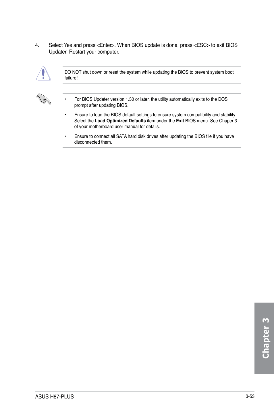 Chapter 3 | Asus H87-PLUS User Manual | Page 105 / 136