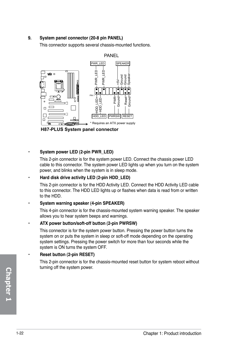 Chapter 1 | Asus H87-PLUS User Manual | Page 36 / 136