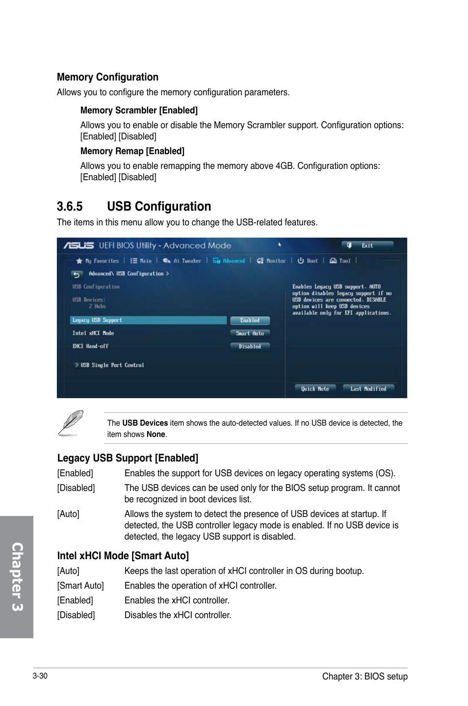 Chapter 3, 5 usb configuration | Asus H87-PLUS User Manual | Page 82 / 136