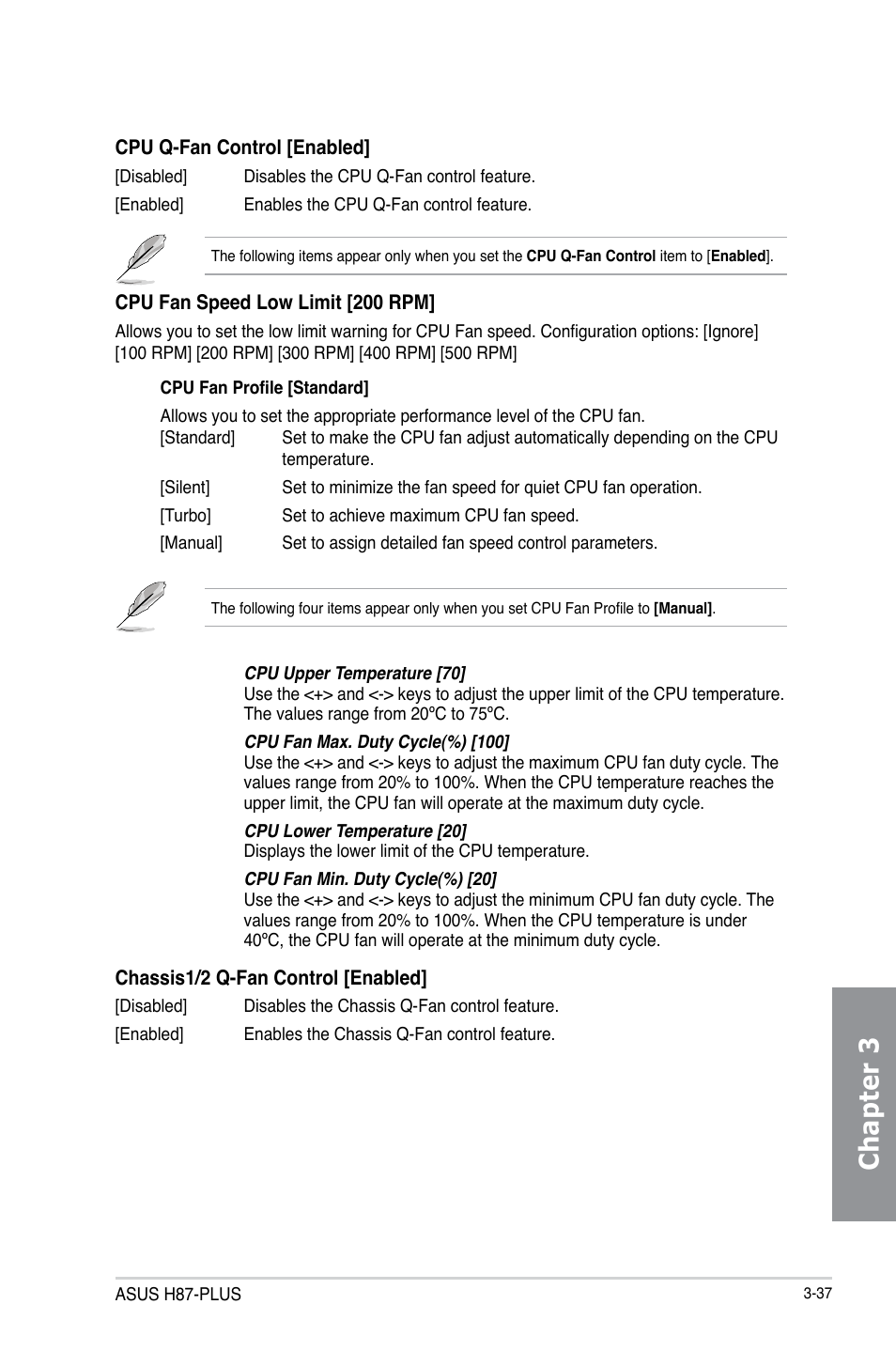 Chapter 3 | Asus H87-PLUS User Manual | Page 89 / 136