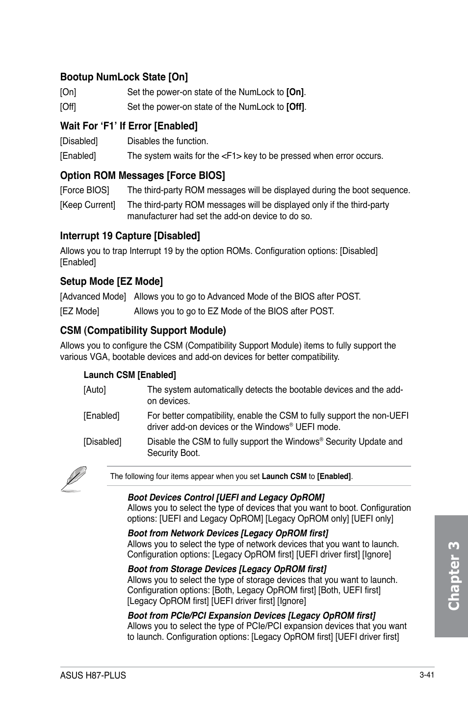 Chapter 3 | Asus H87-PLUS User Manual | Page 93 / 136