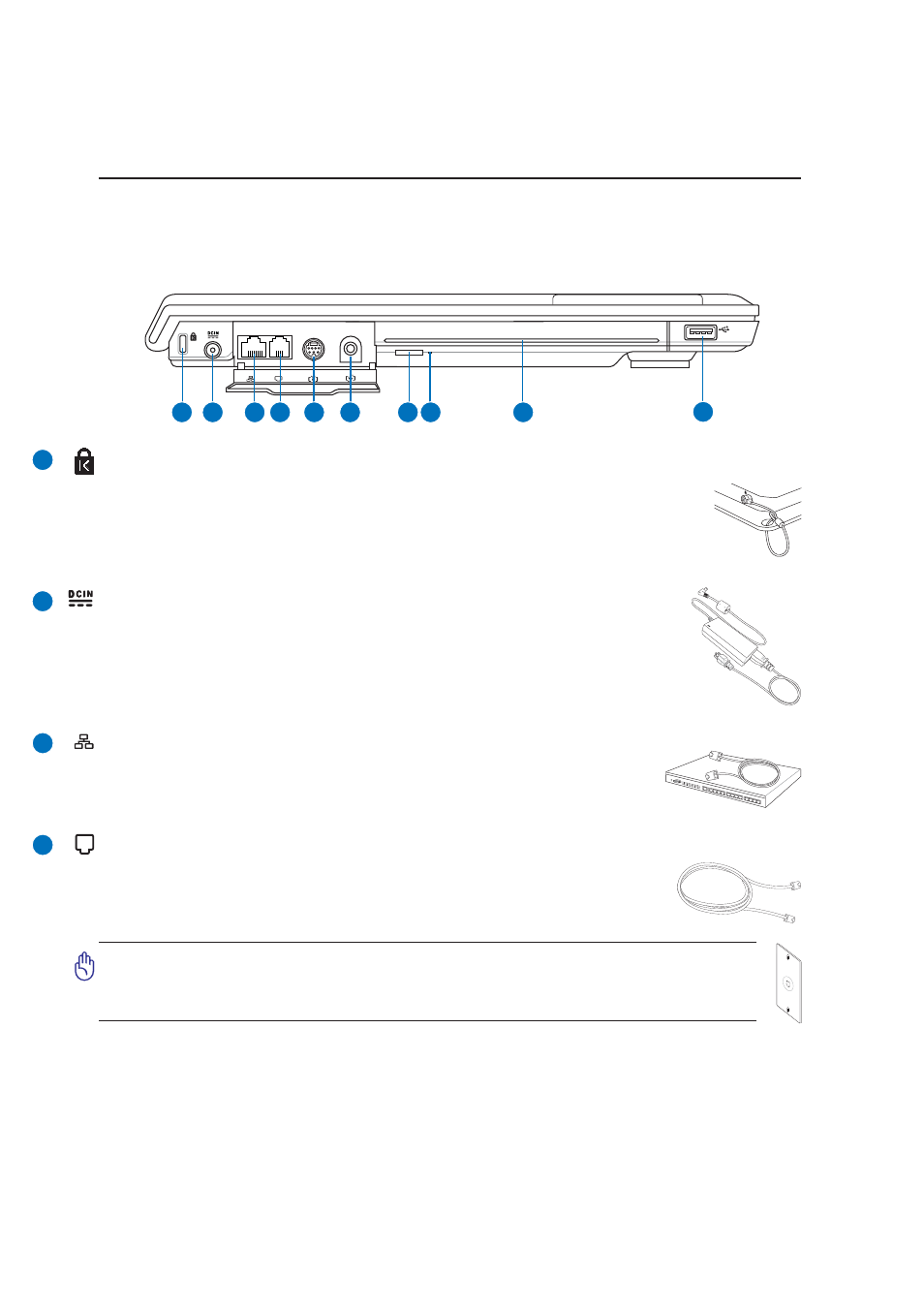 Left side | Asus W2J User Manual | Page 16 / 73