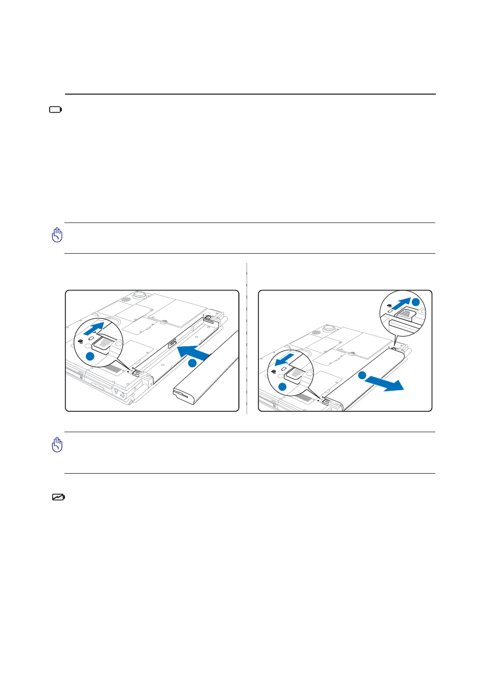 Using battery power, Charging the battery pack | Asus W2J User Manual | Page 25 / 73