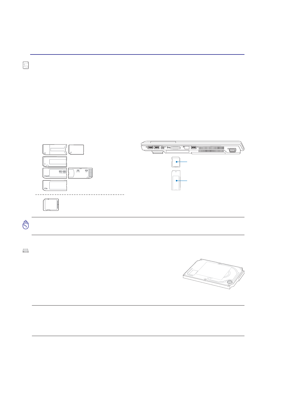 Hard disk drive | Asus W2J User Manual | Page 42 / 73