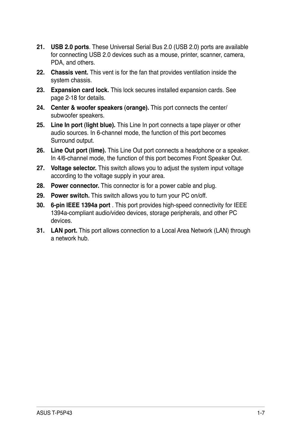 Asus T4-P5P43 User Manual | Page 17 / 108