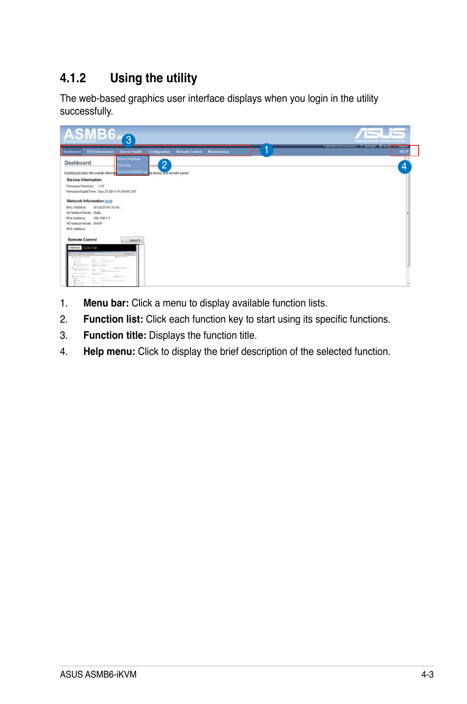 2 using the utility | Asus ASMB6-iKVM User Manual | Page 65 / 114