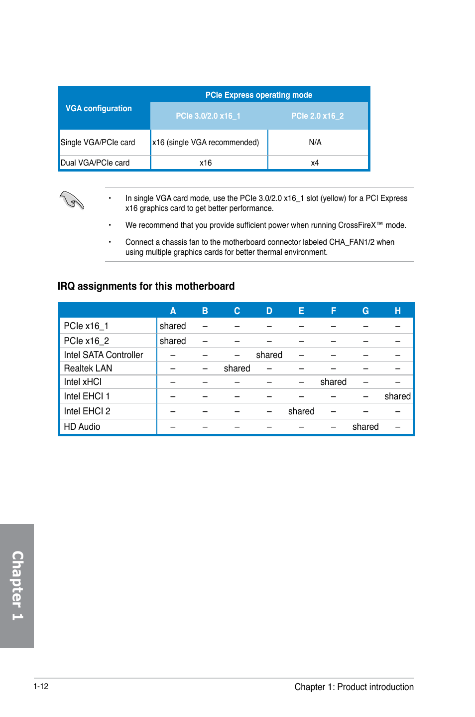 Chapter 1 | Asus H87M-PLUS User Manual | Page 26 / 132