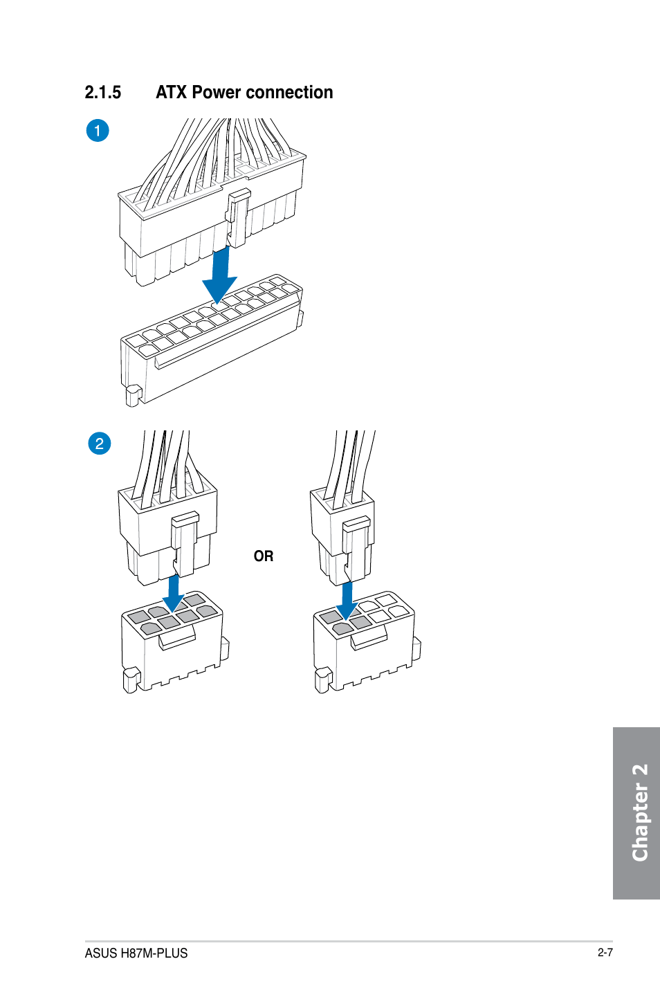 Chapter 2 | Asus H87M-PLUS User Manual | Page 43 / 132