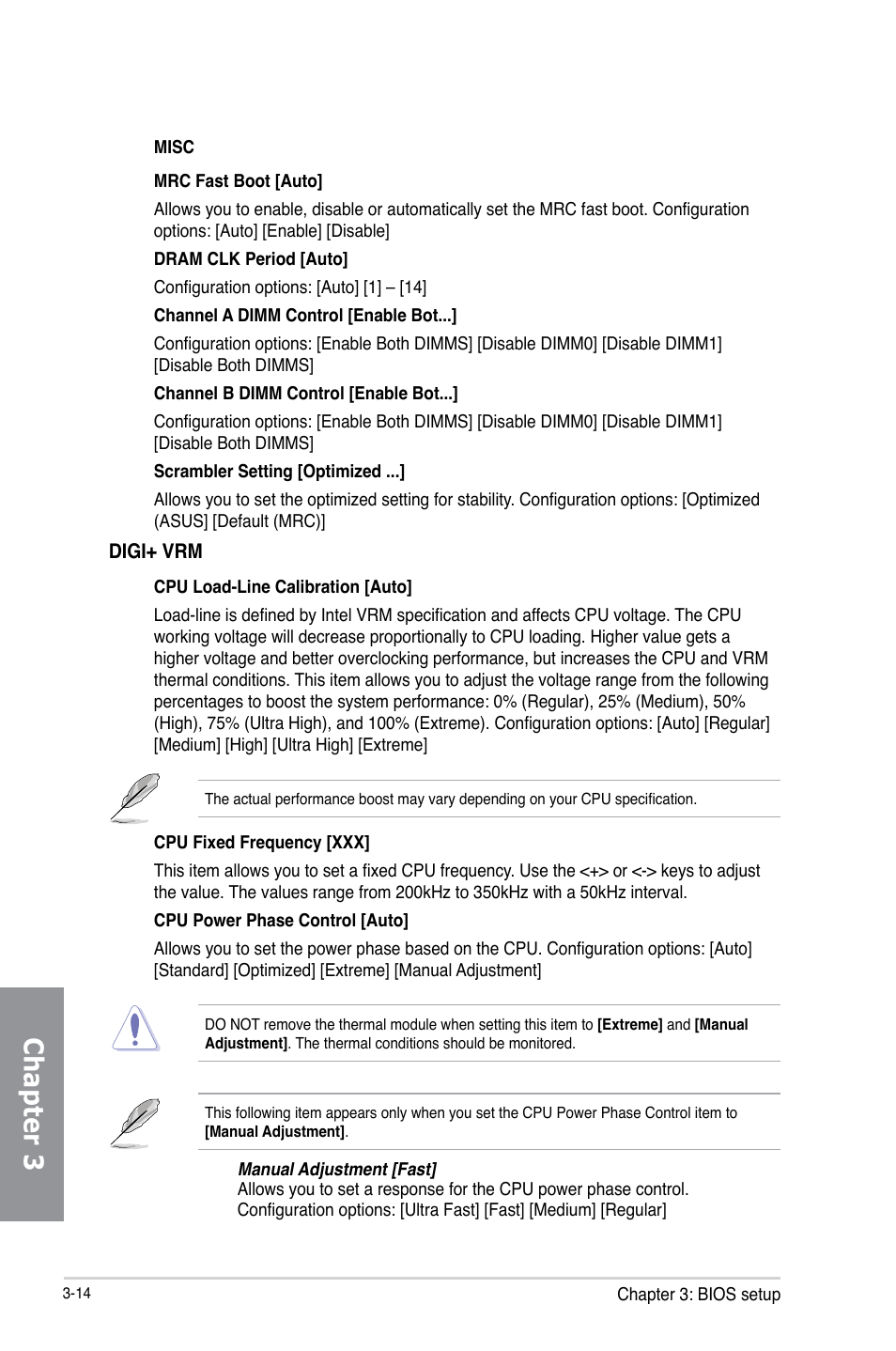 Chapter 3 | Asus H87M-PLUS User Manual | Page 66 / 132