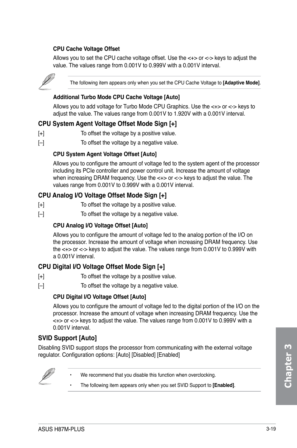 Chapter 3 | Asus H87M-PLUS User Manual | Page 71 / 132