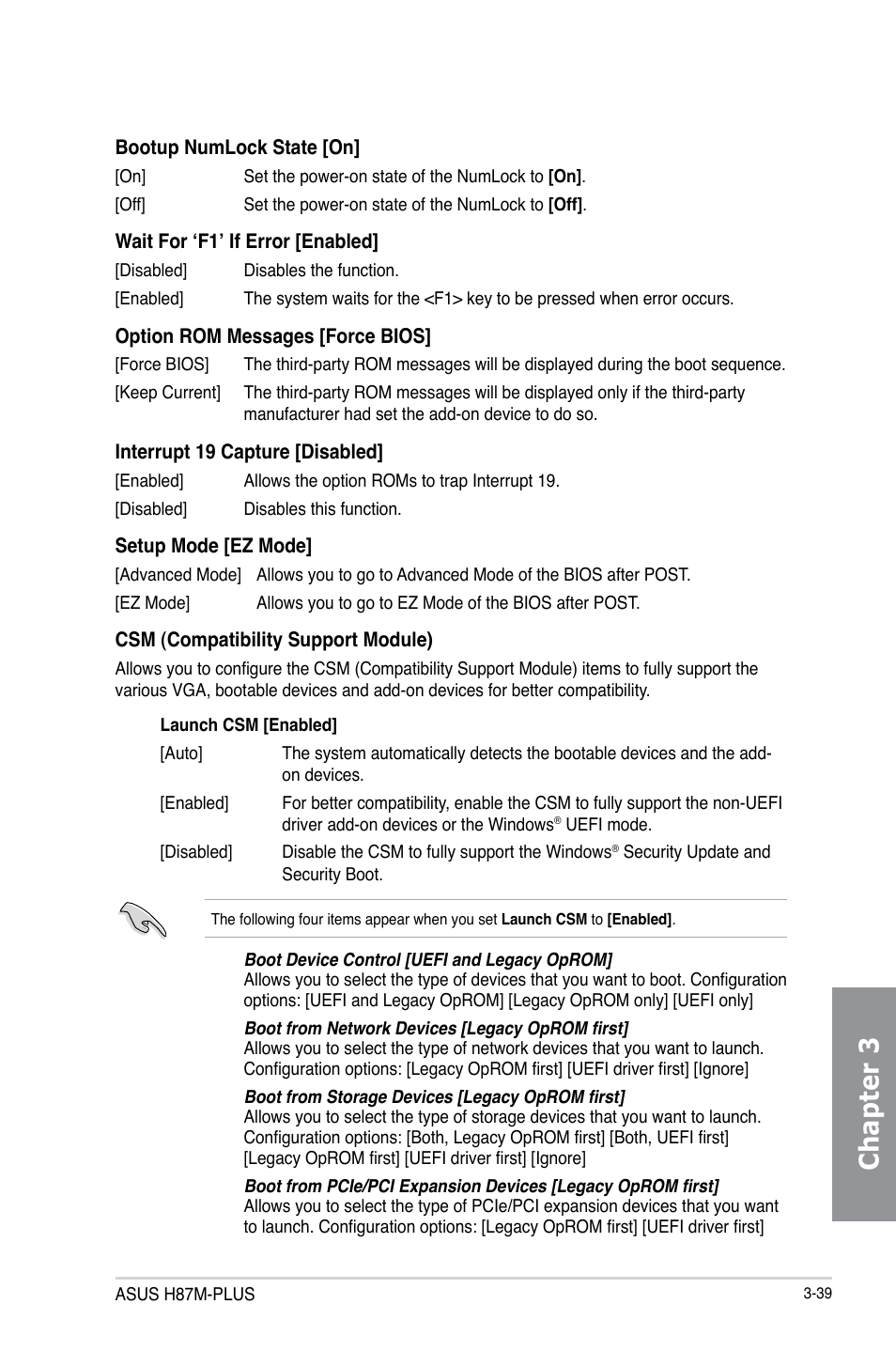 Chapter 3 | Asus H87M-PLUS User Manual | Page 91 / 132