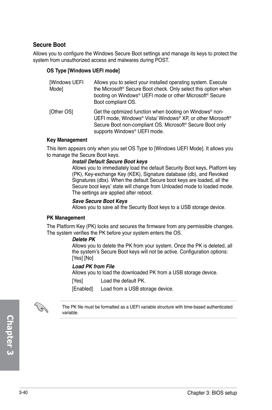 Chapter 3 | Asus H87M-PLUS User Manual | Page 92 / 132