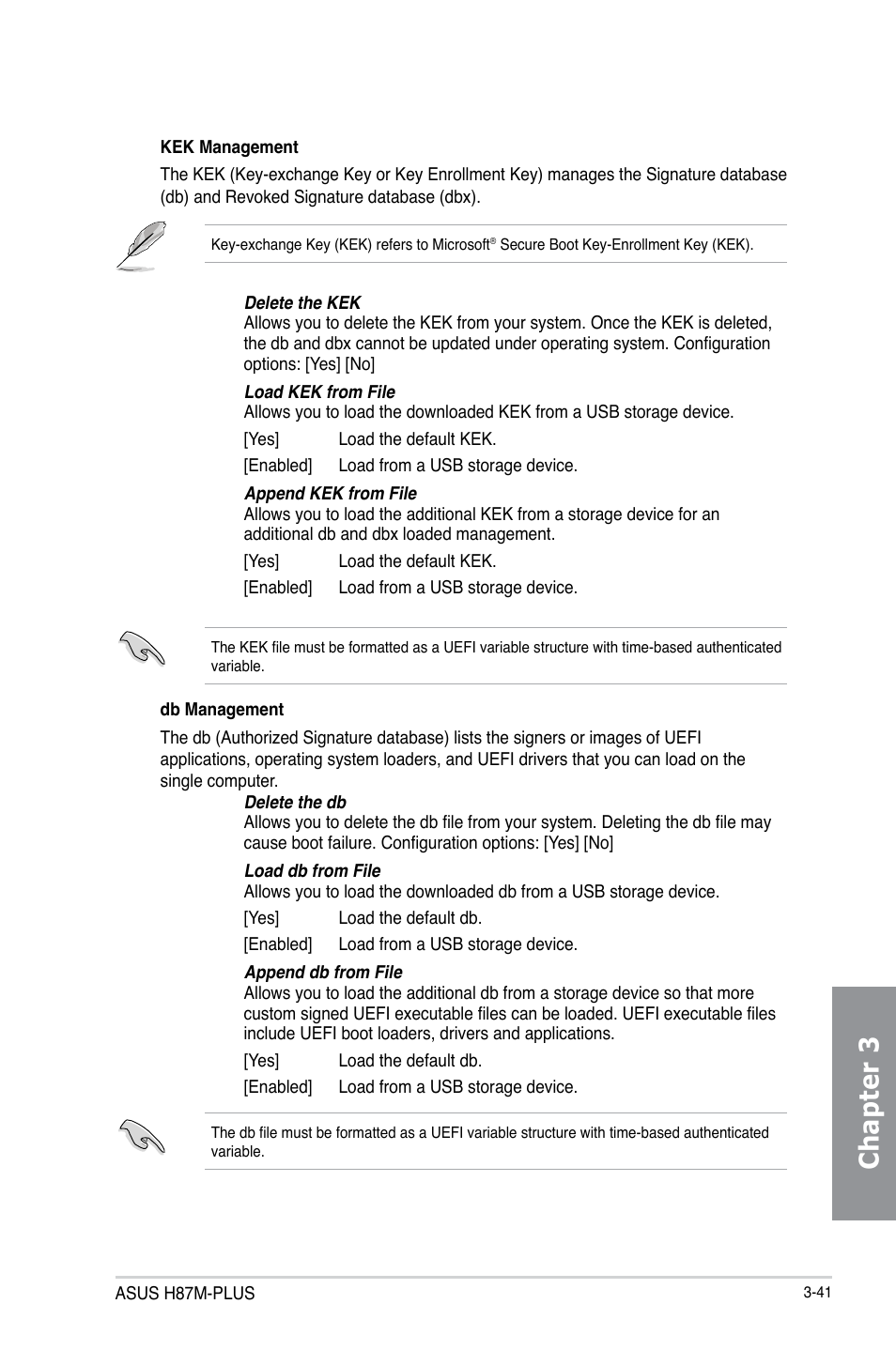 Chapter 3 | Asus H87M-PLUS User Manual | Page 93 / 132