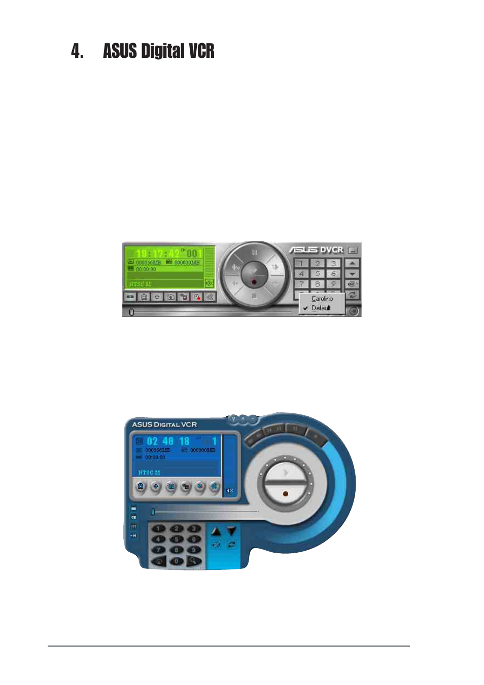 Asus digital vcr | Asus V9999 Series User Manual | Page 36 / 56