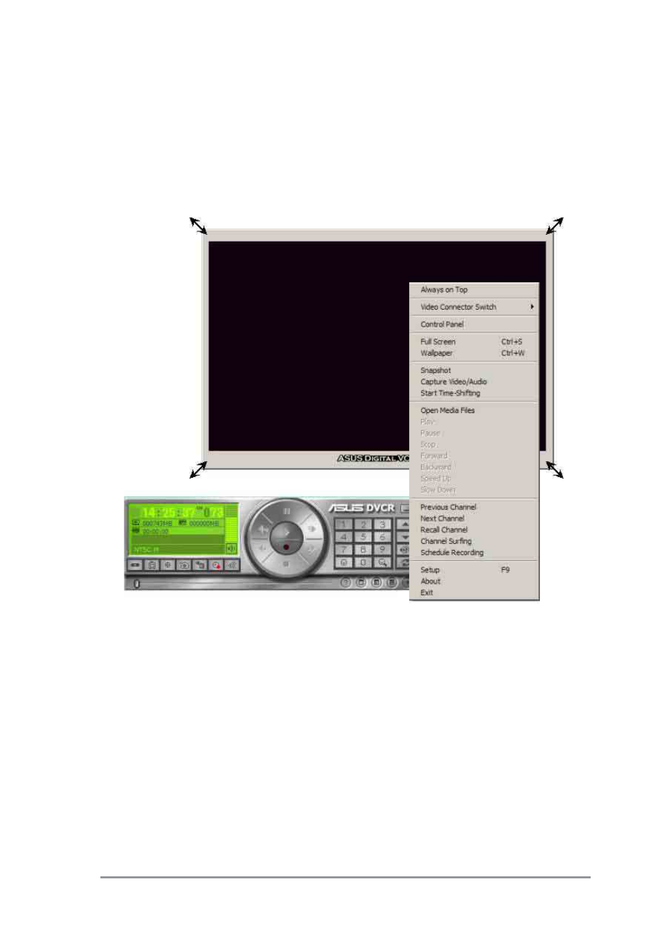 2 using asus digital vcr | Asus V9999 Series User Manual | Page 37 / 56