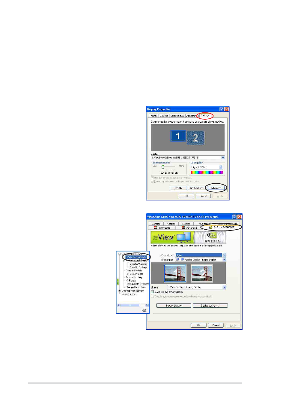 2 nvidia, Graphics card series | Asus V9999 Series User Manual | Page 54 / 56