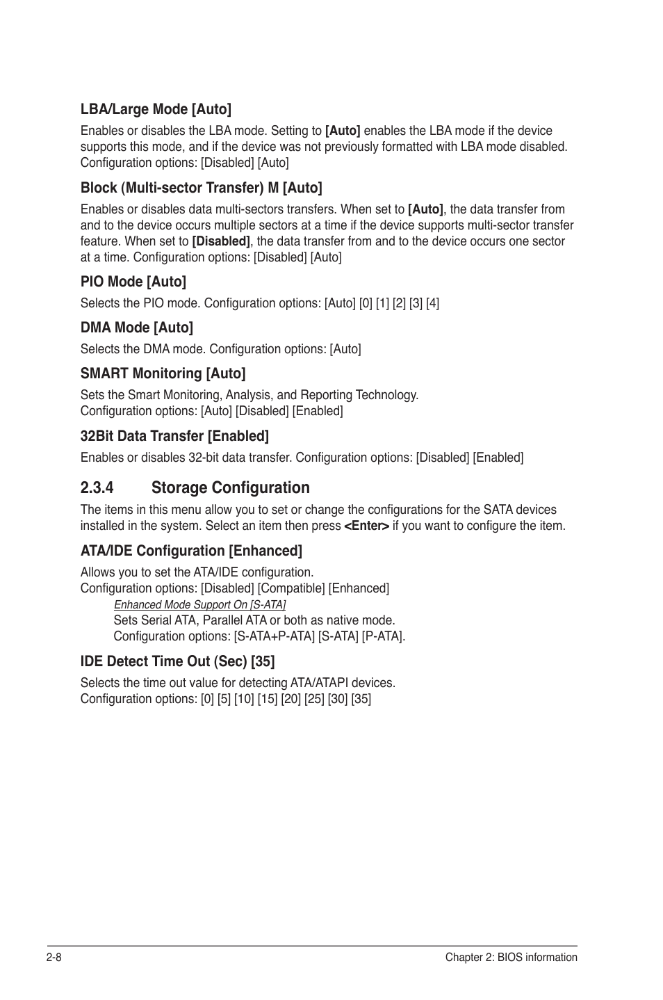 4 storage configuration, Storage configuration -8 | Asus P5P41C User Manual | Page 48 / 62