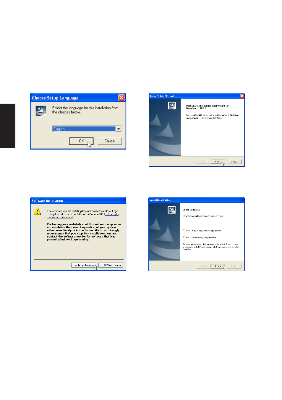 Camera driver setup | Asus Z92Ne User Manual | Page 26 / 114