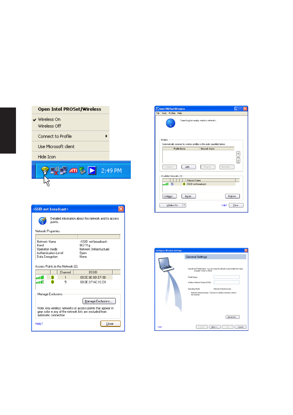 Wireless lan utility introduction | Asus Z92Ne User Manual | Page 36 / 114