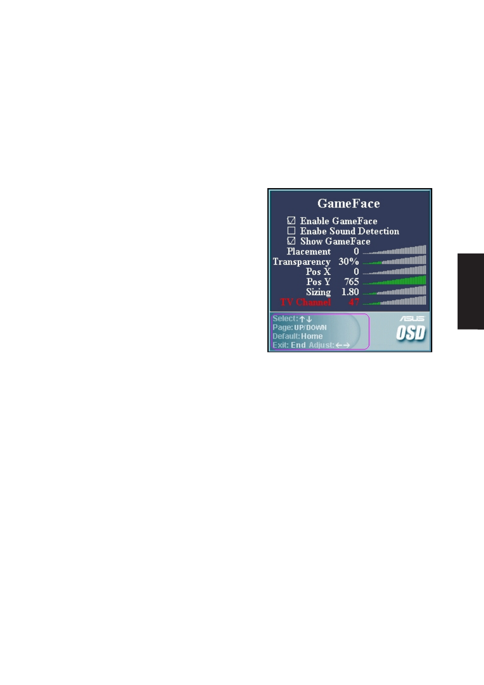 Asus osd | Asus Z92Ne User Manual | Page 69 / 114