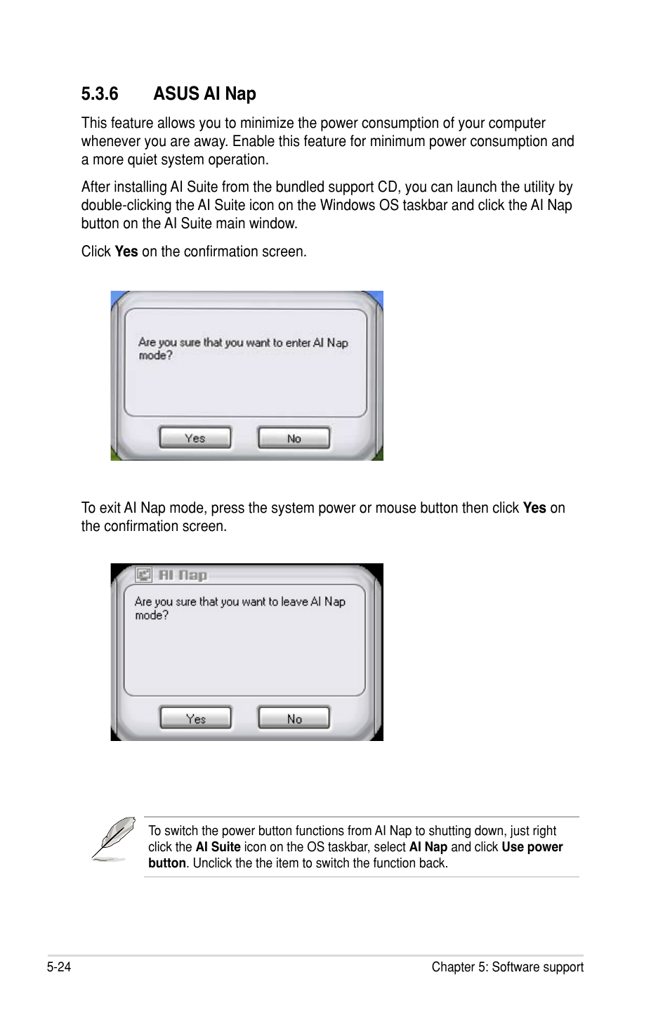 6 asus ai nap, Asus ai nap -24 | Asus P5N-D User Manual | Page 136 / 164