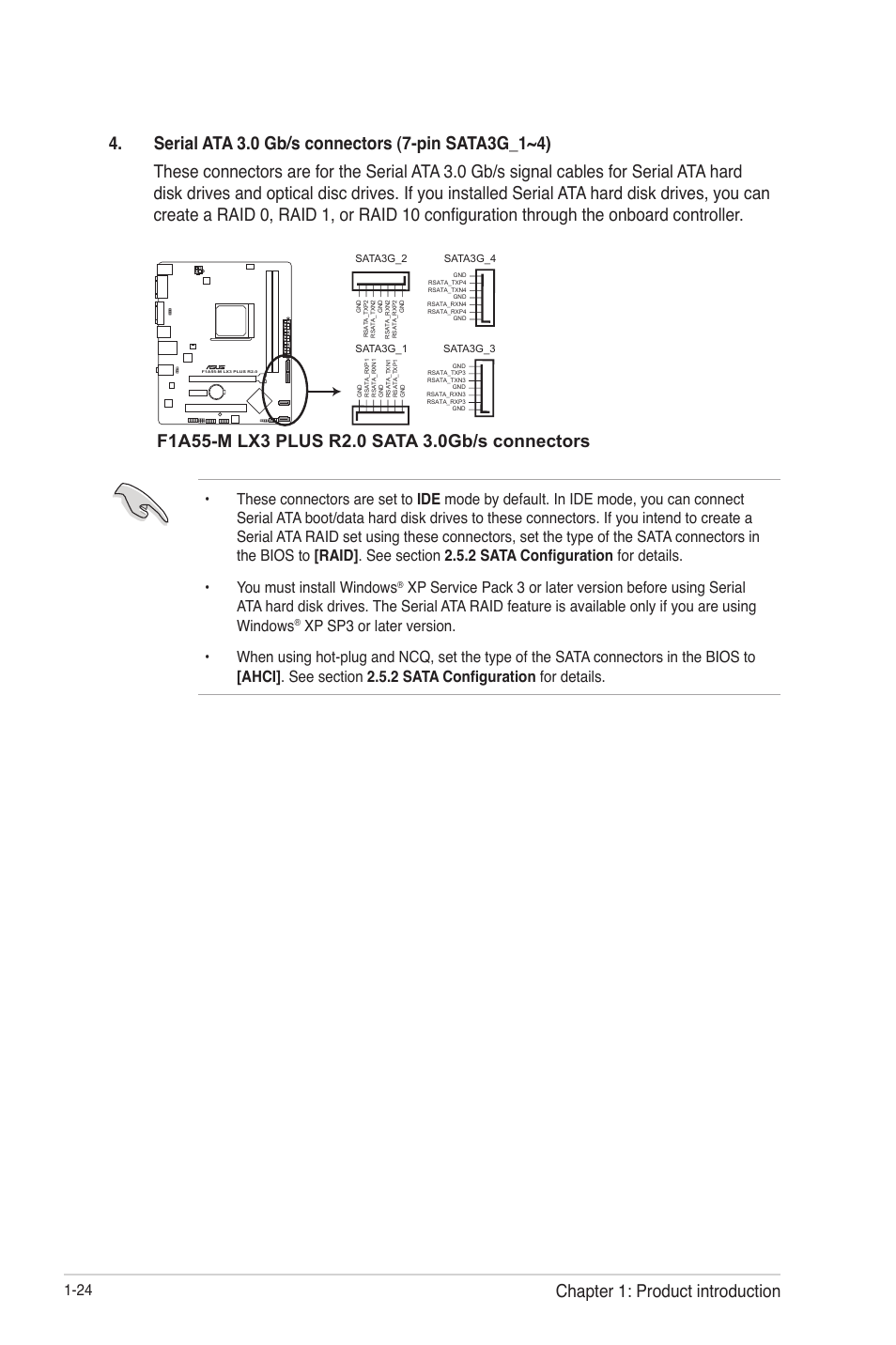 Chapter 1: product introduction | Asus F1A55-M LX3 R2.0 User Manual | Page 34 / 69