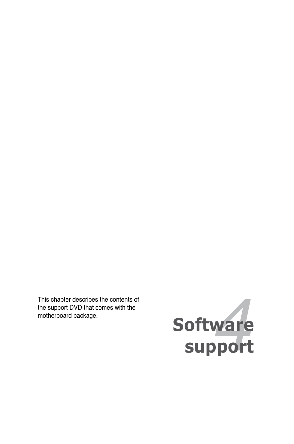 Chapter 4: software support, Chapter 4, Software support | Asus P5N-VM WS User Manual | Page 87 / 122