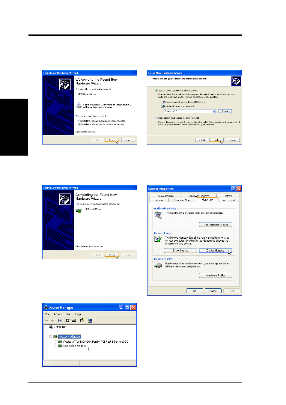 Windows xp | Asus ACM6050EB User Manual | Page 14 / 16